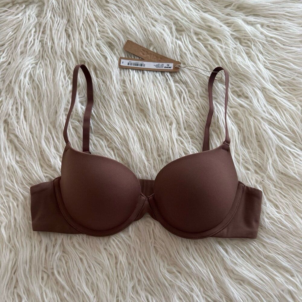 Skims Fits Everybody Push-up Demi Bra Jasper Size 32B